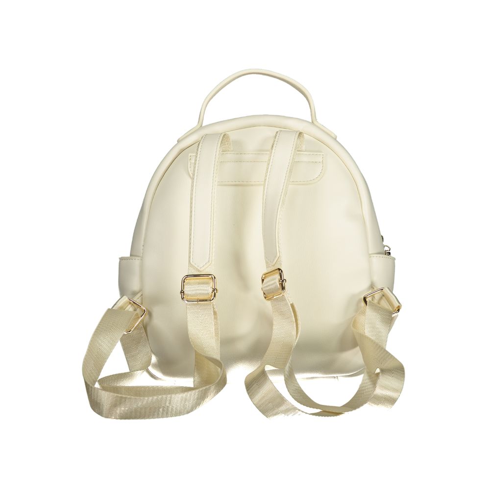 Mario Valentino White Polyurethane Women's Backpack
