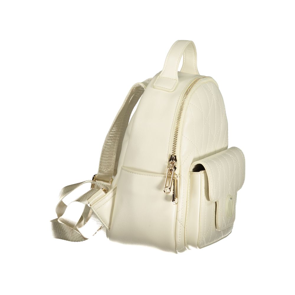 Mario Valentino White Polyurethane Women's Backpack