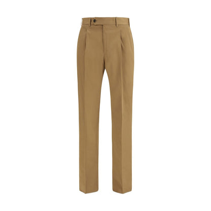 PT Torino Brown Cotton Casual Pants
