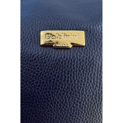 Baldinini Trend Blue Leather Women Bag