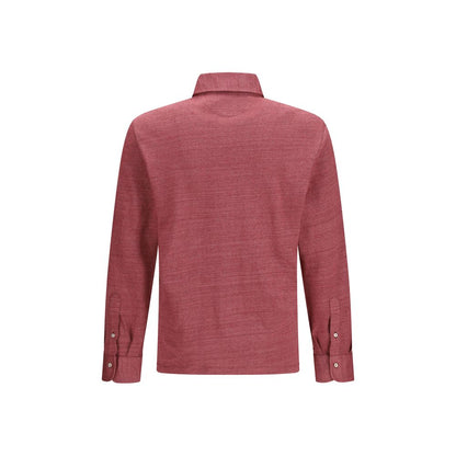 Brunello Cucinelli Multicolor Linen Polo Shirt