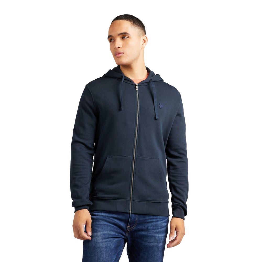 Refrigiwear Blue Cotton Hoodie