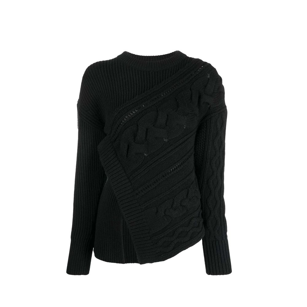 Alexander McQueen Black Wool Sweatshirt