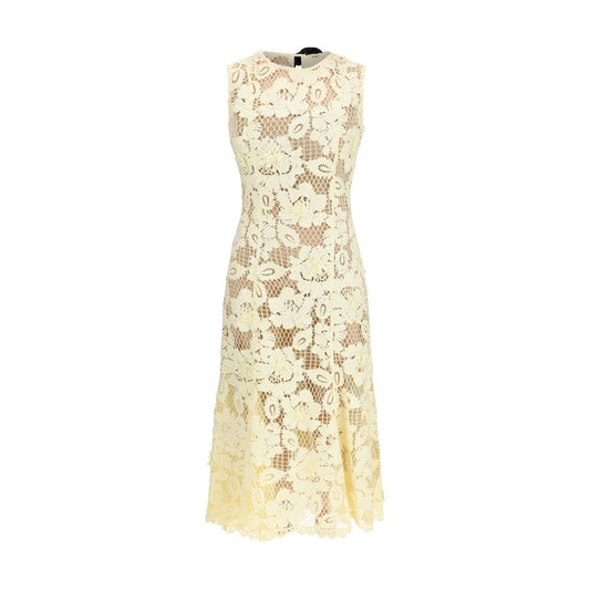 Self-Portrait Bicolor Polyester Casual Dress