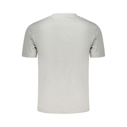 Napapijri Gray Cotton Men's T-Shirt