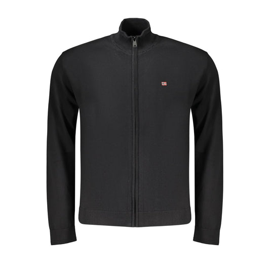 Napapijri Black Cotton Men's Sweater