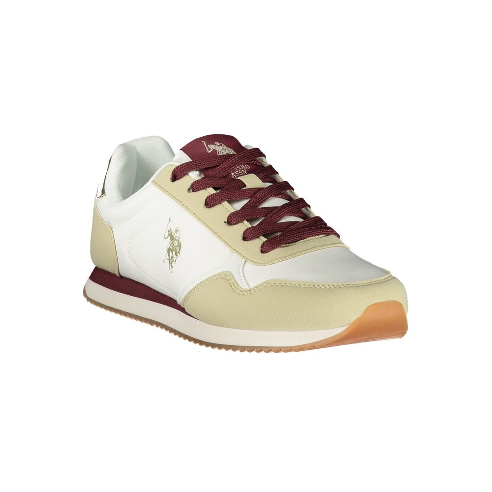 U.S. POLO ASSN. White Polyurethane Women's Sneaker
