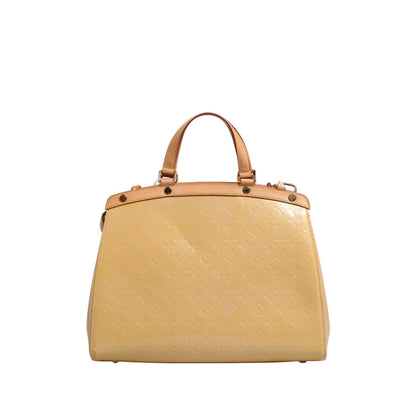 Louis Vuitton Monogram Vernis Brea MM Beige Poudre