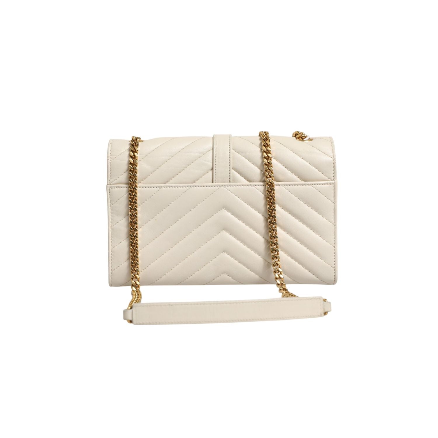 Saint Laurent Envelope Triquilt Medium YSL Shoulder Bag