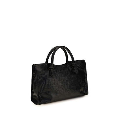 Balenciaga Black Lamb Ovis Aries Aries Shoulder Bag