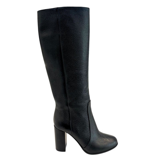 Borbonese Black Leather Women Boot