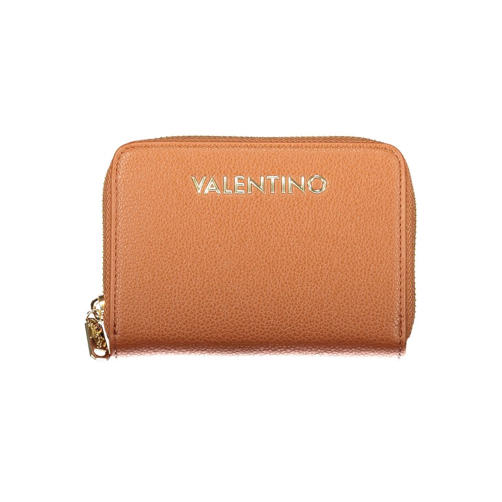Mario Valentino Brown Polyurethane Womens Wallet