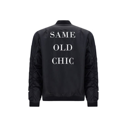 Moschino Black Polyamide Bomber