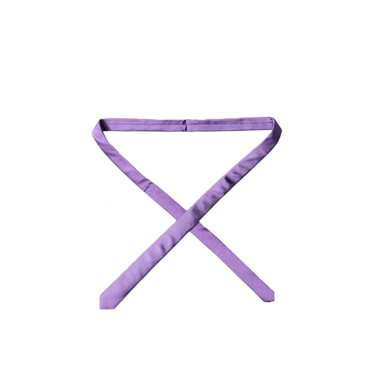Dolce & Gabbana Purple Solid 100% Silk Adjustable Men Tied Necktie Tie