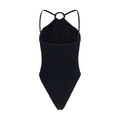 Hunza G Black Polyamide One-Piece Swimsuit