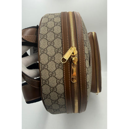 Gucci GUCCI GG Supreme and Leather Backpack