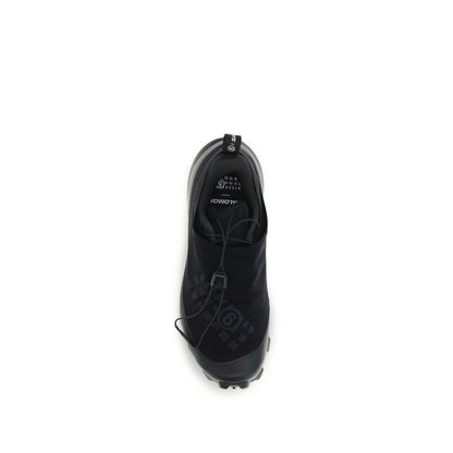 MM6 Black Nylon Athletic Sneakers