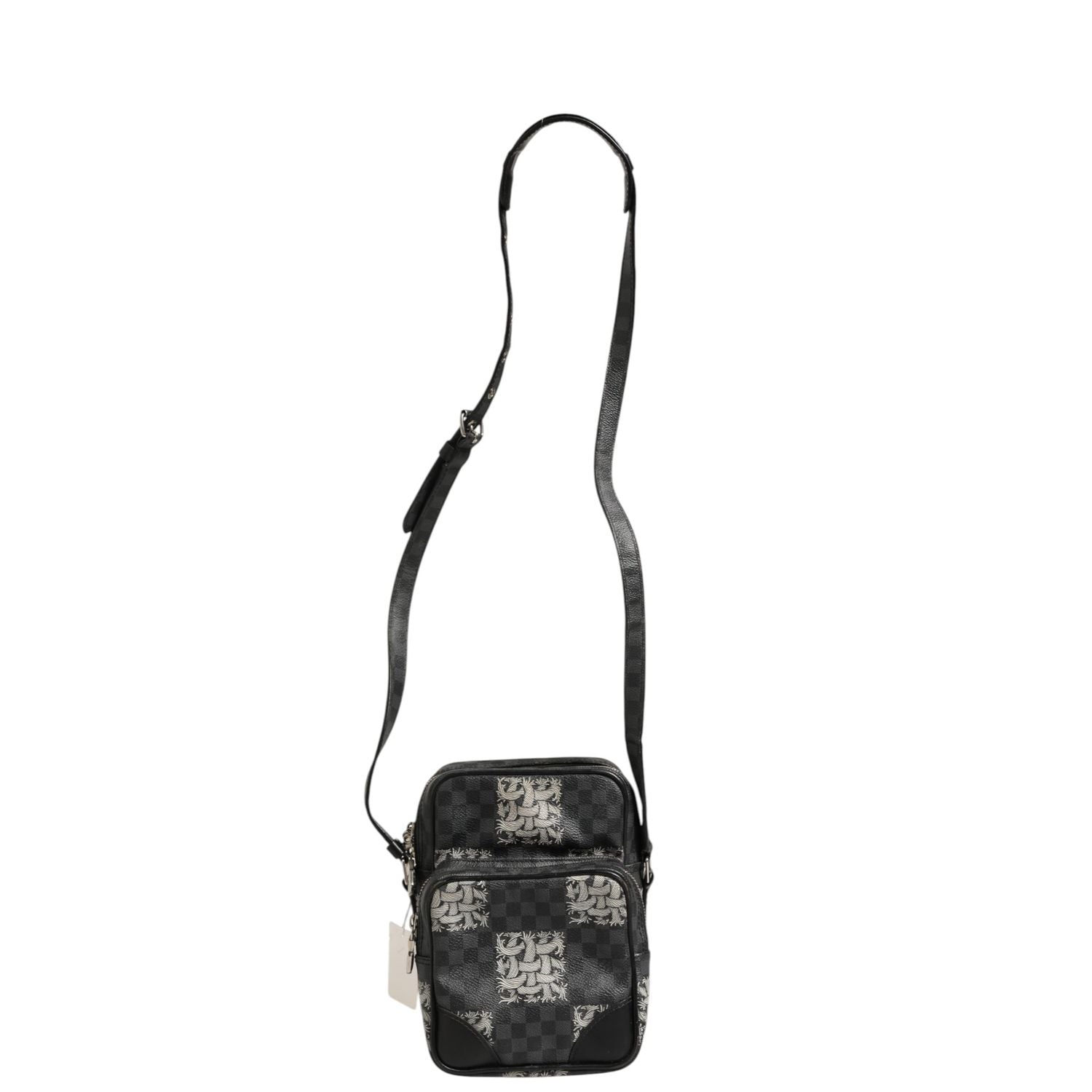 Louis Vuitton Black Damier Graphite Canvas Amazon Christopher Nemeth Shoulder Bag