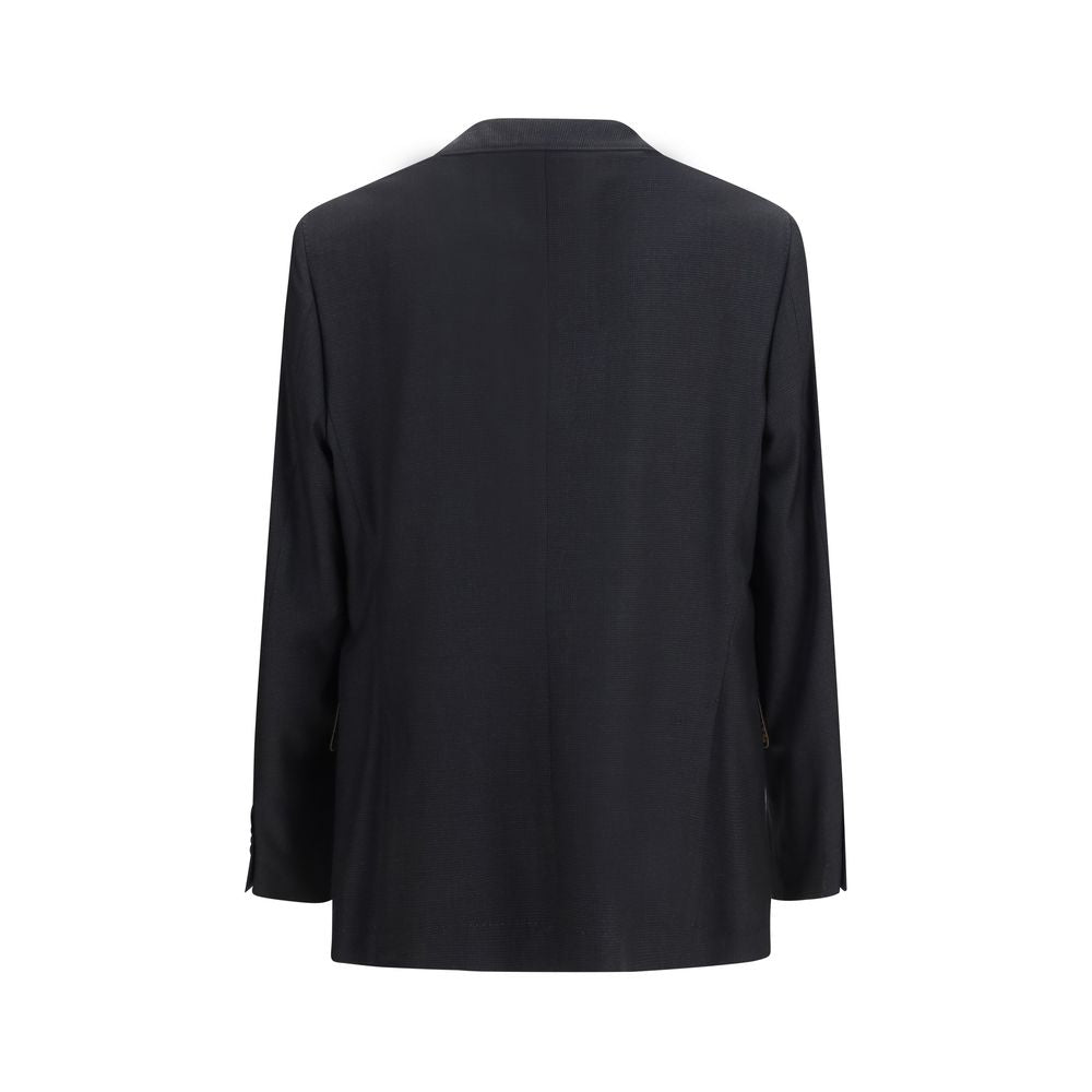 Brunello Cucinelli Black Wool Oves Aries Jacket