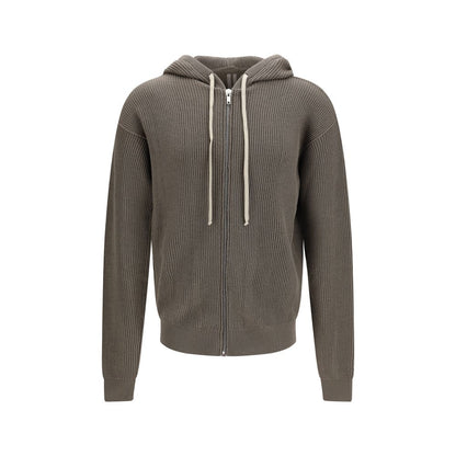 Rick Owens Gray Wool Oves Aries Hoodie