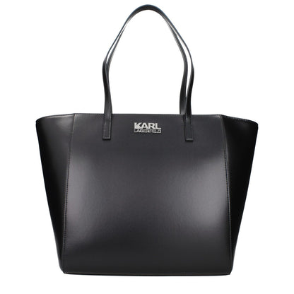 Karl Lagerfeld Black Polyethylene Shoulder Bag