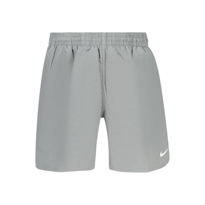 Nike Gray Polyester Men's Swimwear