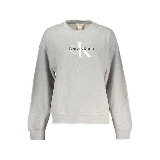 Calvin Klein Gray Cotton Women's Sweatshirt