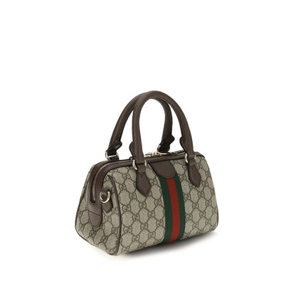 Gucci Brown Fabric Handbag