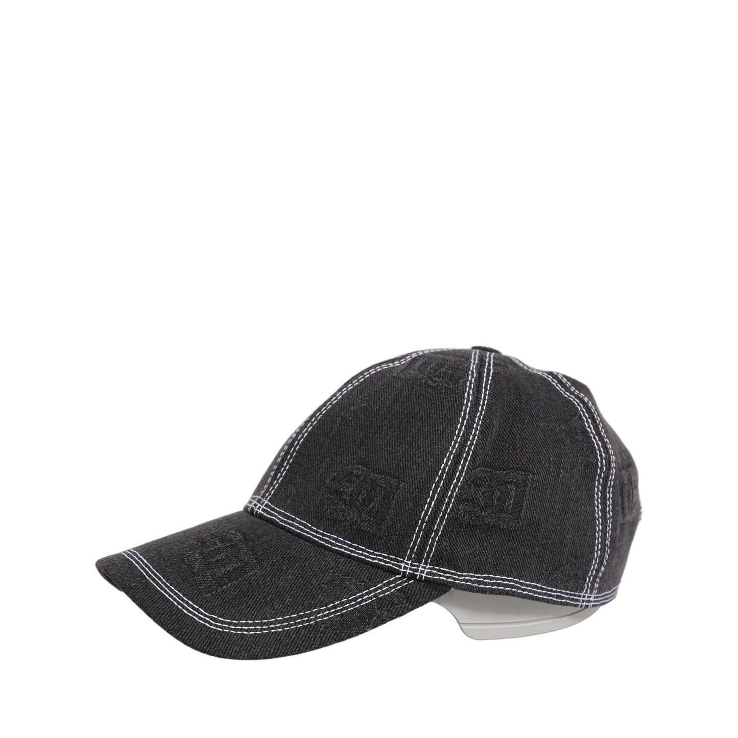 Dolce & Gabbana Men Black Cotton 6 Panel Baseball Capello Hat