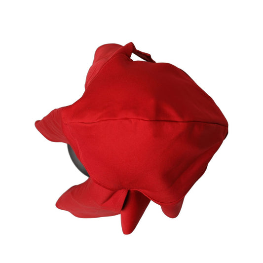 Dolce & Gabbana Women Red Polyester Whole Head Wrap Capello Hat