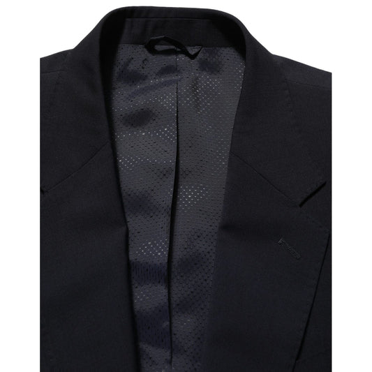 Dolce & Gabbana Black Wool Single Breasted Men Blazer Jacket