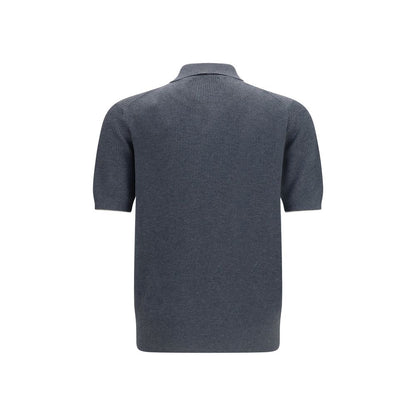 Brunello Cucinelli Gray Cotton Shirt