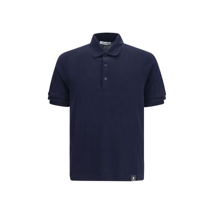 Premiata Blue Cotton Polo Shirt