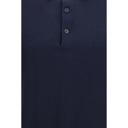 Premiata Blue Cotton Polo Shirt