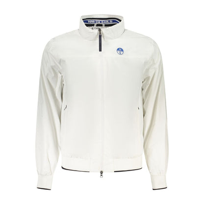 North Sails White Polyester Men's Jacket