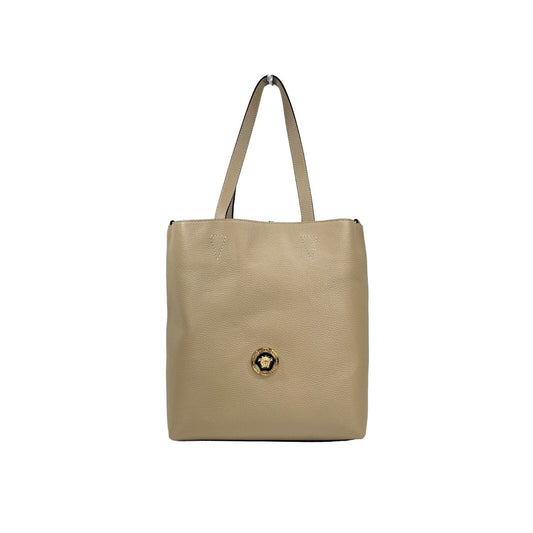 Versace Medusa Large Leather Tote Bag With Pouch