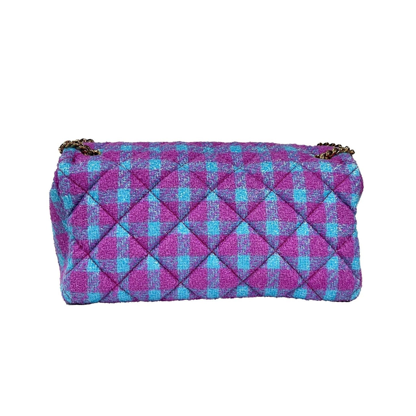 Versace Wool Lurex Medium Shoulder Crossbody Bag