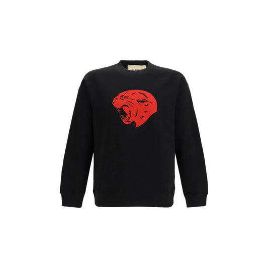 Valentino Black Cotton Sweatshirt