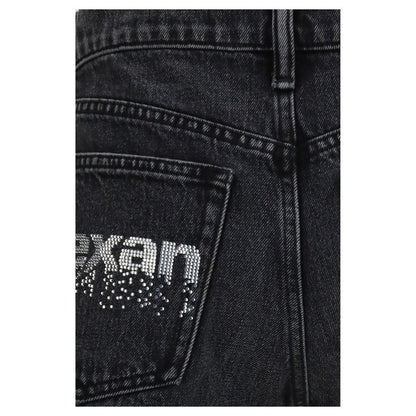 Alexander Wang Black Cotton Bermuda Shorts