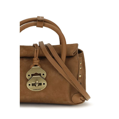 Zanellato Brown Calf Leather Bos Taurus Handbag