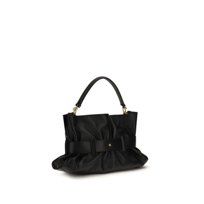 Balmain Black Calf Leather Bos Taurus Handbag