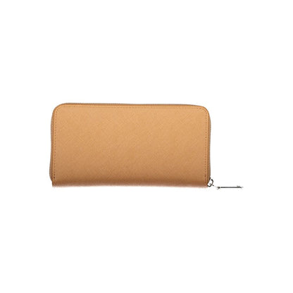 Mario Valentino Brown Polyurethane Women's Wallet