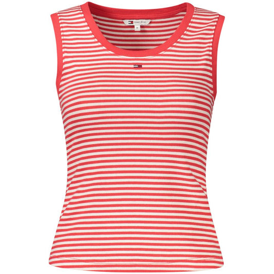 Tommy Hilfiger Red Cotton Women's Tank Top