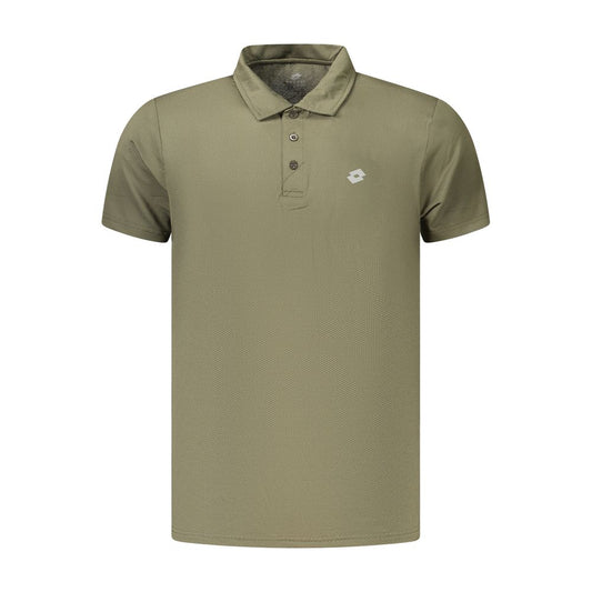Lotto Verde Polyester Men's Polo