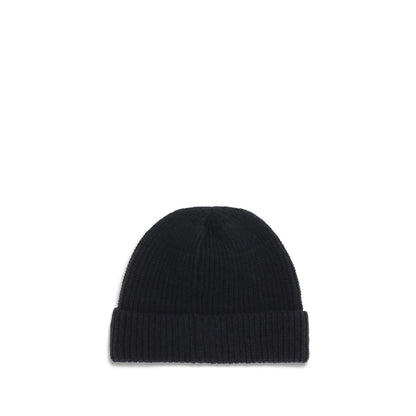 Prada Black Wool Oves Aries Beanie