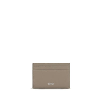 Ferragamo Beige Calf Leather Bos Taurus Wallet