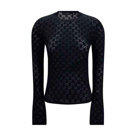 Gucci Black Cotton T-Shirt