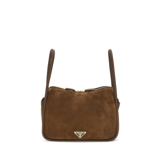 Prada Brown Calf Leather Bos Taurus Handbag