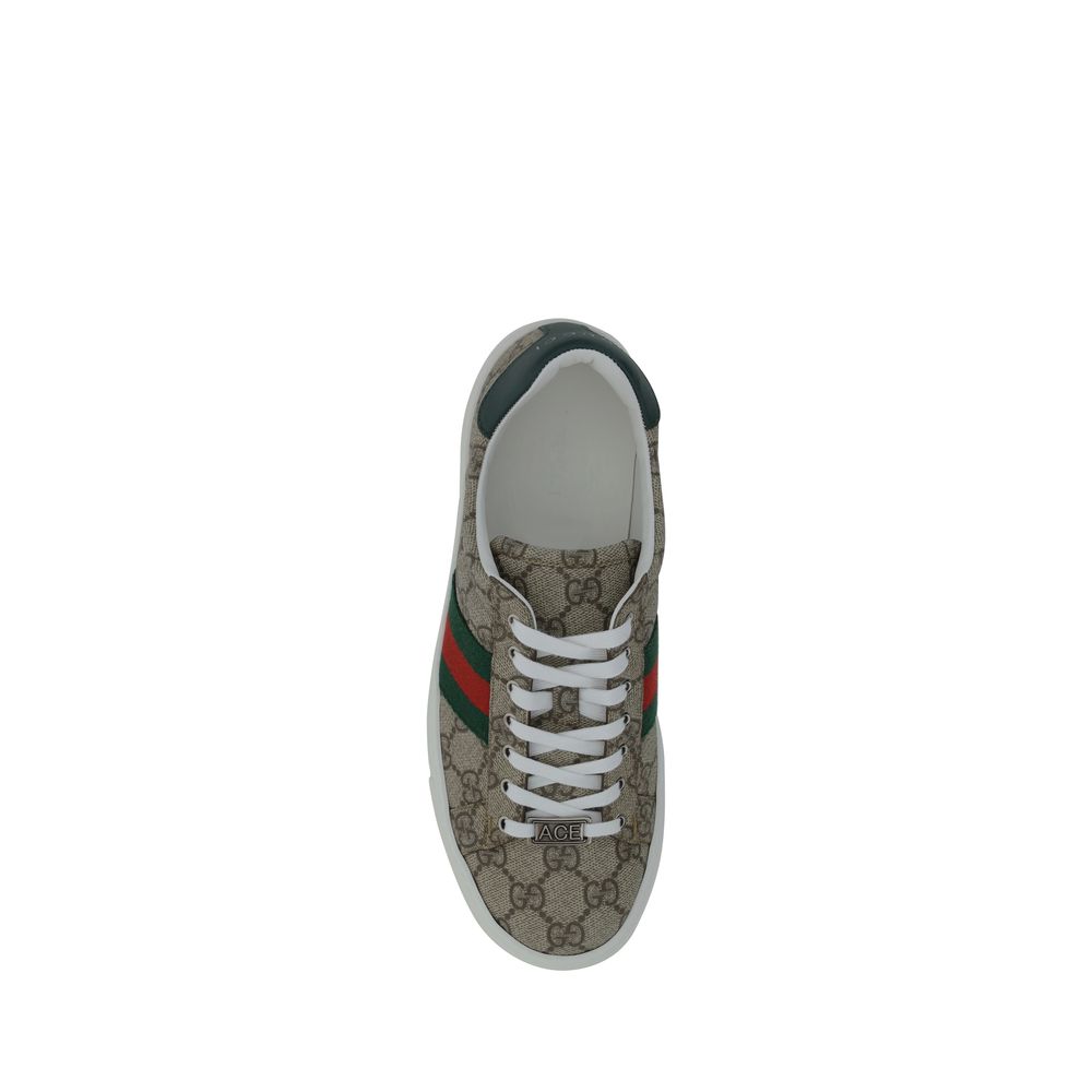 Gucci Multicolor Fabric Low Top Sneakers