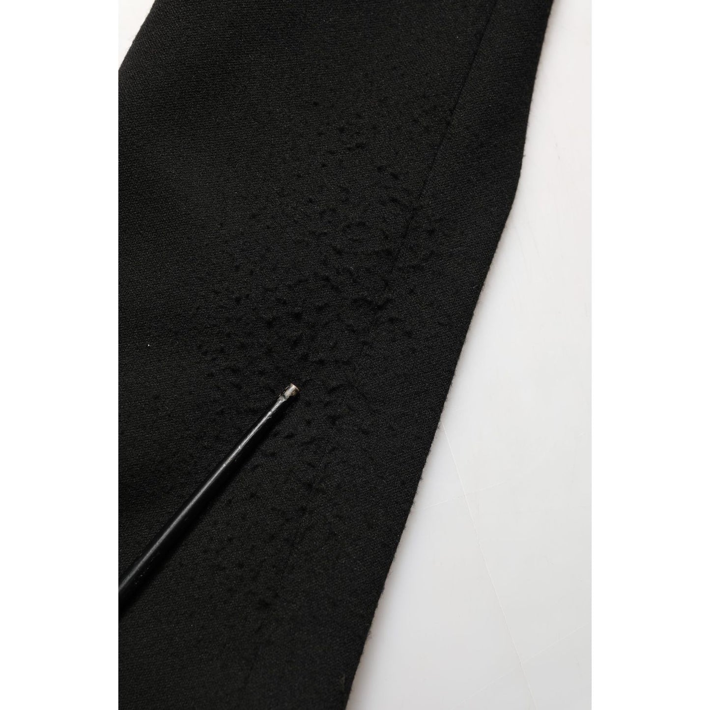 Dolce & Gabbana Black Logo Crest SingleBreasted Coat Blazer